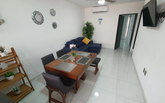 NUEVO ¡Hermoso departamento amueblado con alberca!