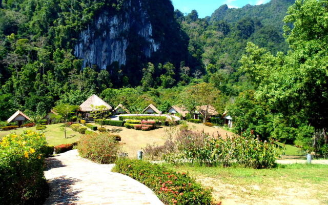 Cliff And River Jungle