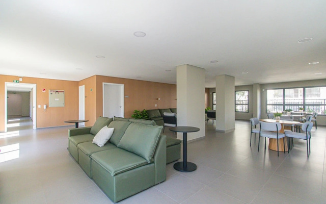 Studio com Varanda e Academia pr Ximo ao Metr