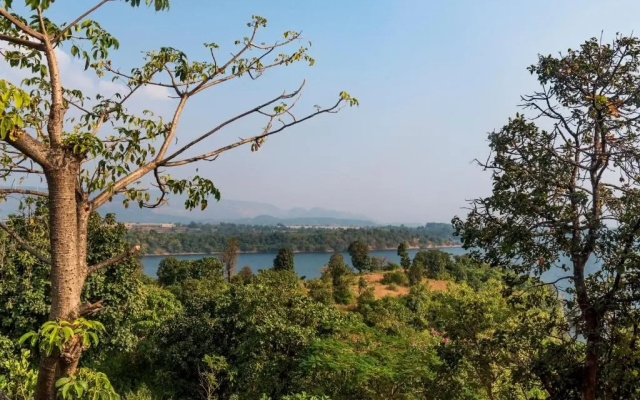 SaffronStays Anantham, Kamshet - pet-friendly lakefront villa with a huge verandah