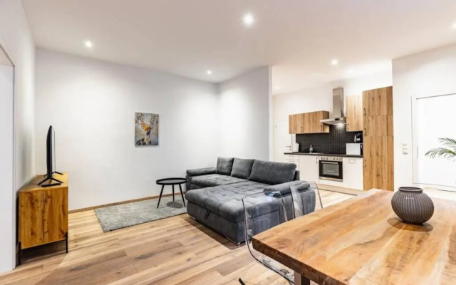 Modern apartment next to subway station
