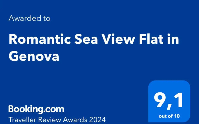 Romantic Sea View Flat in Genova Nervi