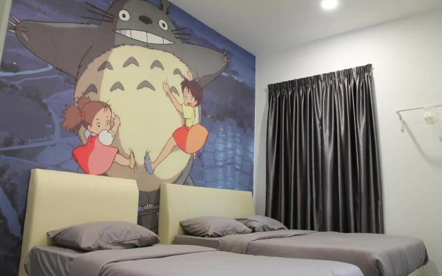 Bricks Terrace House 4R 3BR (Near to Night Market) – Guest Rooms – Brinchang