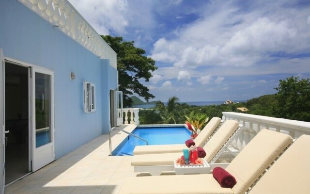 Blue Moon - A Caribbean Paradise On Cap Estate's Golf Course With Private Pool And Seaview 2 Bedroom Villa by RedAwning