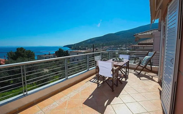 Anna's Sea View Apartment Balcony of Xiropigado