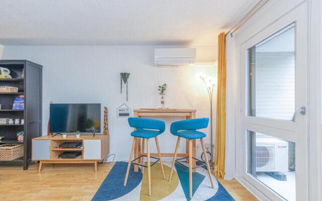 Charming T2, wifi, air conditioning, balcony