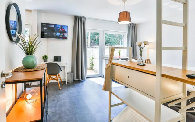 Studio HIRSCH56 - Zentral-Ruhig-Terrasse-Netflix