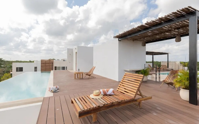 1BR Insta-worthy Loft w Infinity Pool Great Wifi