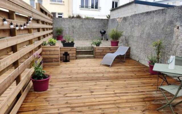 Joli appartement avec jardin-terrasse privé