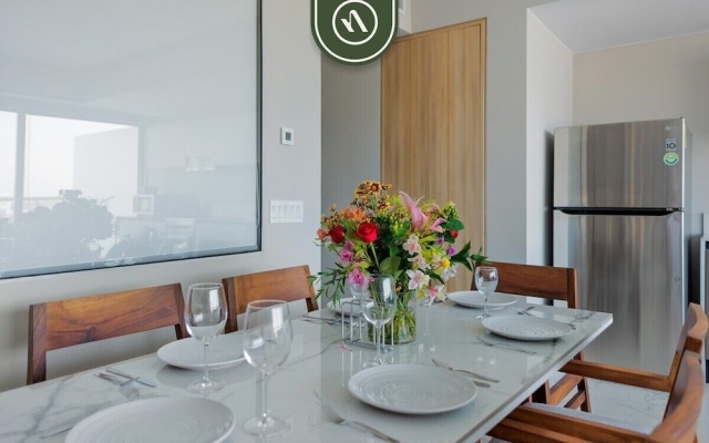New 2BR APT - Beach Access - Pool - GYM - Jacuzzi