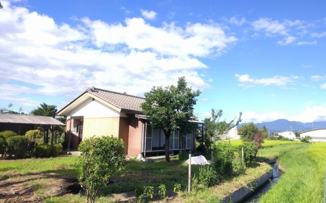 Tomo's hut in Japanese old style