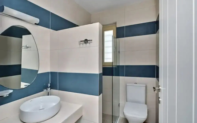 Villa Maria - Naoussa Fishes Blue Grey Suite