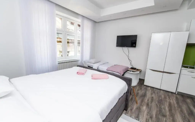 Modern studio for 3 people in the Heart of the City Center
