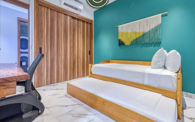 3 BR Penthouse - Nuevo Nayarit - Rooftop Pool Gym