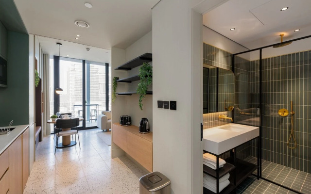 Cozy Studio w Burj View Balcony Business Bay