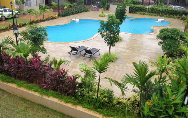 Most convenient 2 BR apartment in central Anjuna