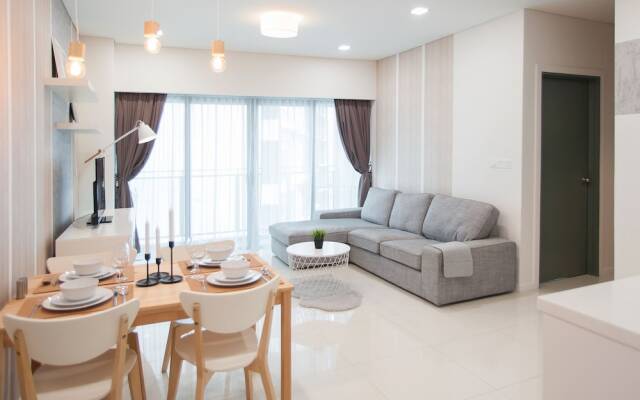 S6 Beautiful 2 Beds Suite - KLCC - KL Tower - WIFI