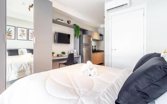 Studio 315 lindão em pinheiros com ar
