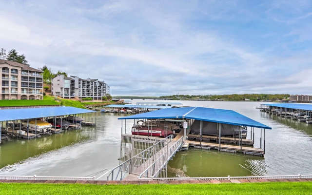 Condo With Lakefront Patio & Community Perks!