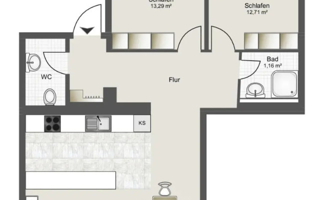 Loft directly next to Oktoberfest and downtown