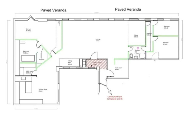 Luxurious Loft Central Soho - 3 Bedrooms Office