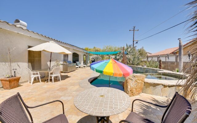 Pool, Patio & Grill: Desert Hot Springs Retreat!