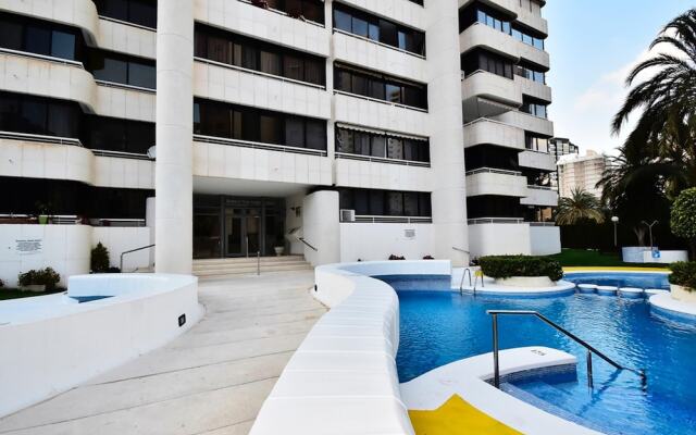 Apartment with One Bedroom in Benidorm, with Wonderful Sea View, Pool Access And Terrace - 700 M From the Beach