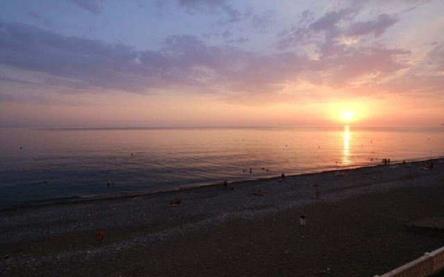Sea outside window