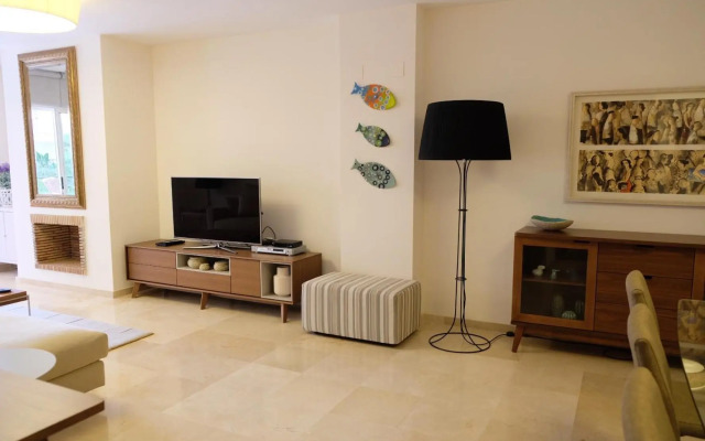 luxury modern apartment with terrace, pool and garage!