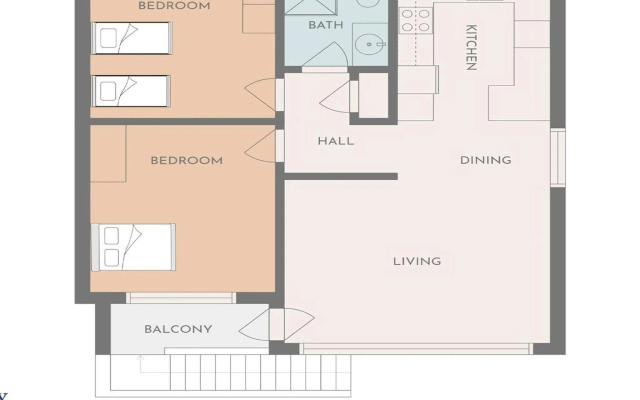 Ocean Blue Apartment Four - Apartment On 2Nd Level