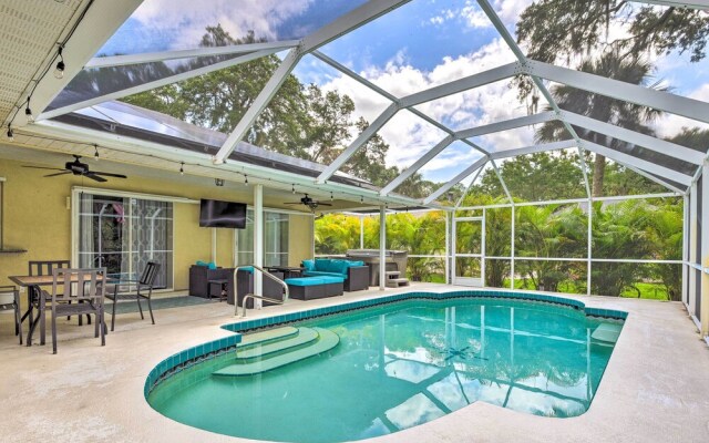 Modern Home w/ Screened-in Pool: 4 Mi to the Beach