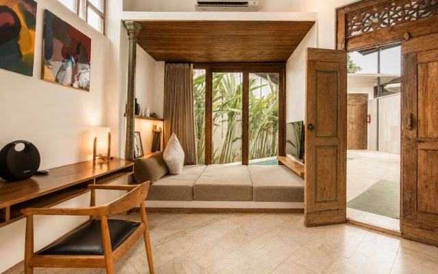 BA Villa 2 1BR Elegant 1-br Villa With Pool 800m to Echo Beach – Guest Rooms – Pererenan