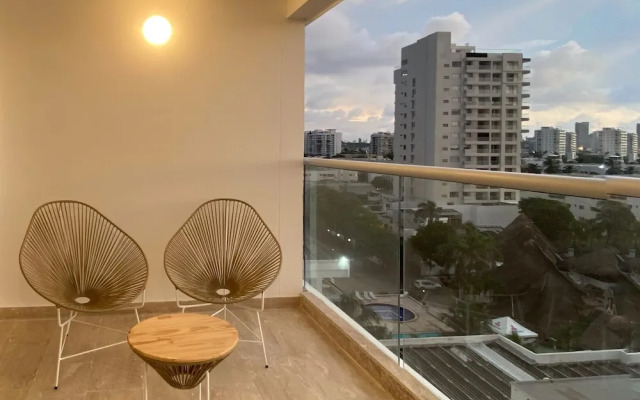 w Bright Loft w Ocean View in Crespo