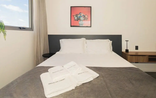 Duplex com piscina e academia