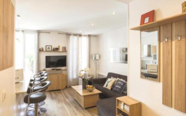 Stylish White and Red Apartments