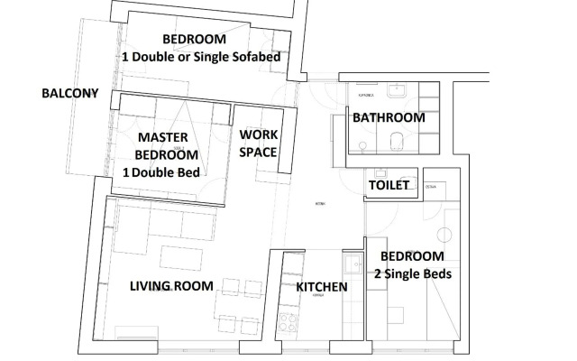 Poet's Street Apartment