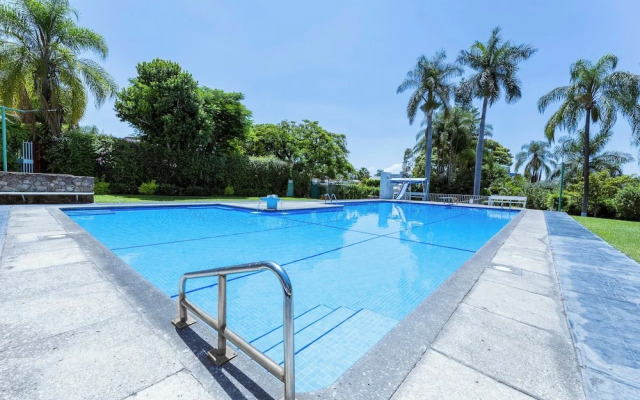 New house with pool and grill area