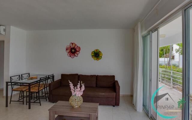 Close To The Beach! Pink Apartment,2Br,2Bt