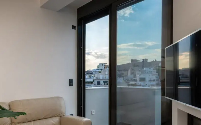59m² homm Loft- Penthouse with Acropolis View,2ppl
