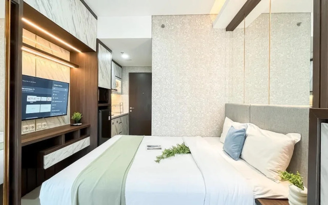 Earth Tone Studio Apartment At Transpark Bintaro