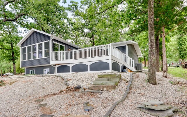 Lakeside Ozark Home w/ New Dock & Sunset Views!