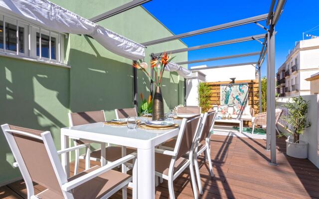 Amazing penthouse with terrace in city center. Mercado Central Terrace