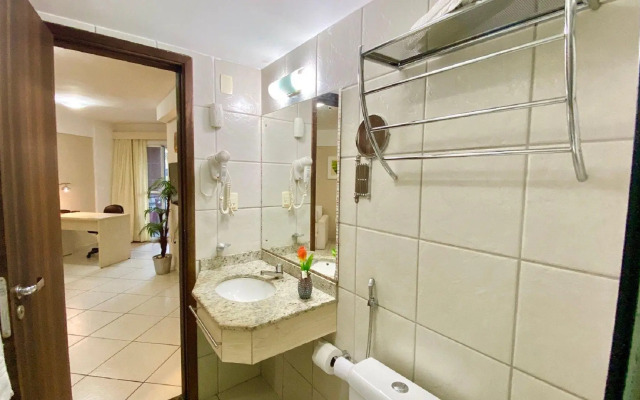 Terrazzo 110 Ponta Negra Praia Flat - NBI - 54 m2 - Smart Tv