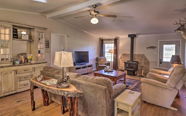 White River Fishing Escape w/ Deck & Patio!