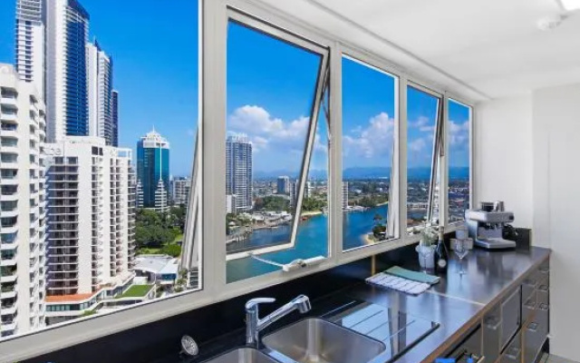 Salt & Sky Arcade- Sleeps 12 – Balcony – Gold Coast