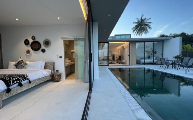 AURA AIR 1, pool & seaview villa, Choengmon 500m