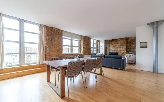Stylish with beautiful brick walls