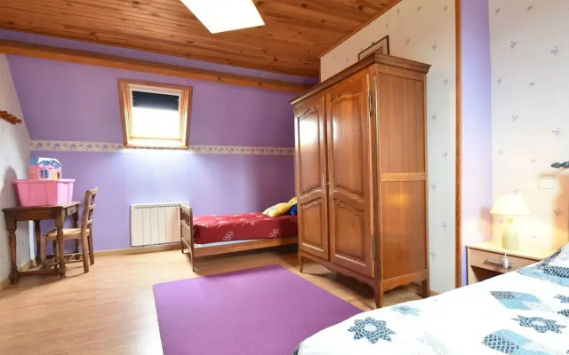 Cozy Holiday Home in Gourbesville France with Fireplace