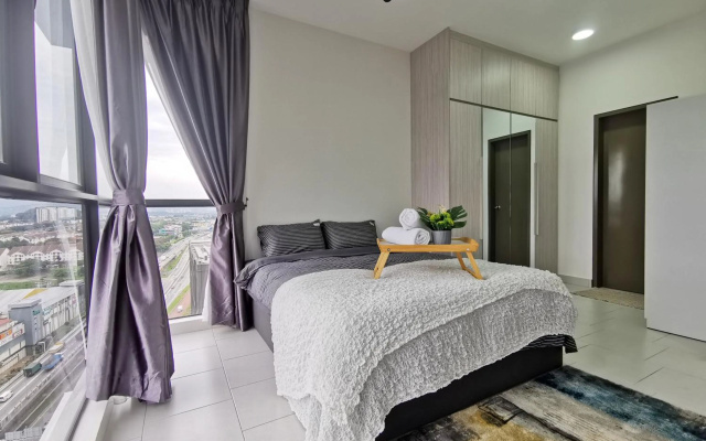 Astetica Residences The Mines New WiFi Netflix Lake View – Guest Rooms – Seri Kembangan