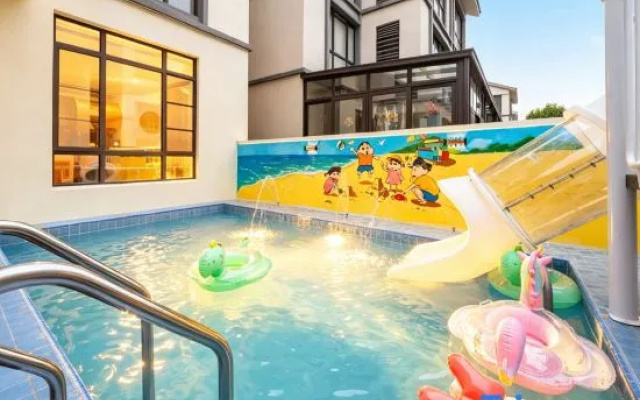 Tongyue Family Homestay with Pool Courtyard (Shanghai Jinshan North Station) – Pool – Shanghai